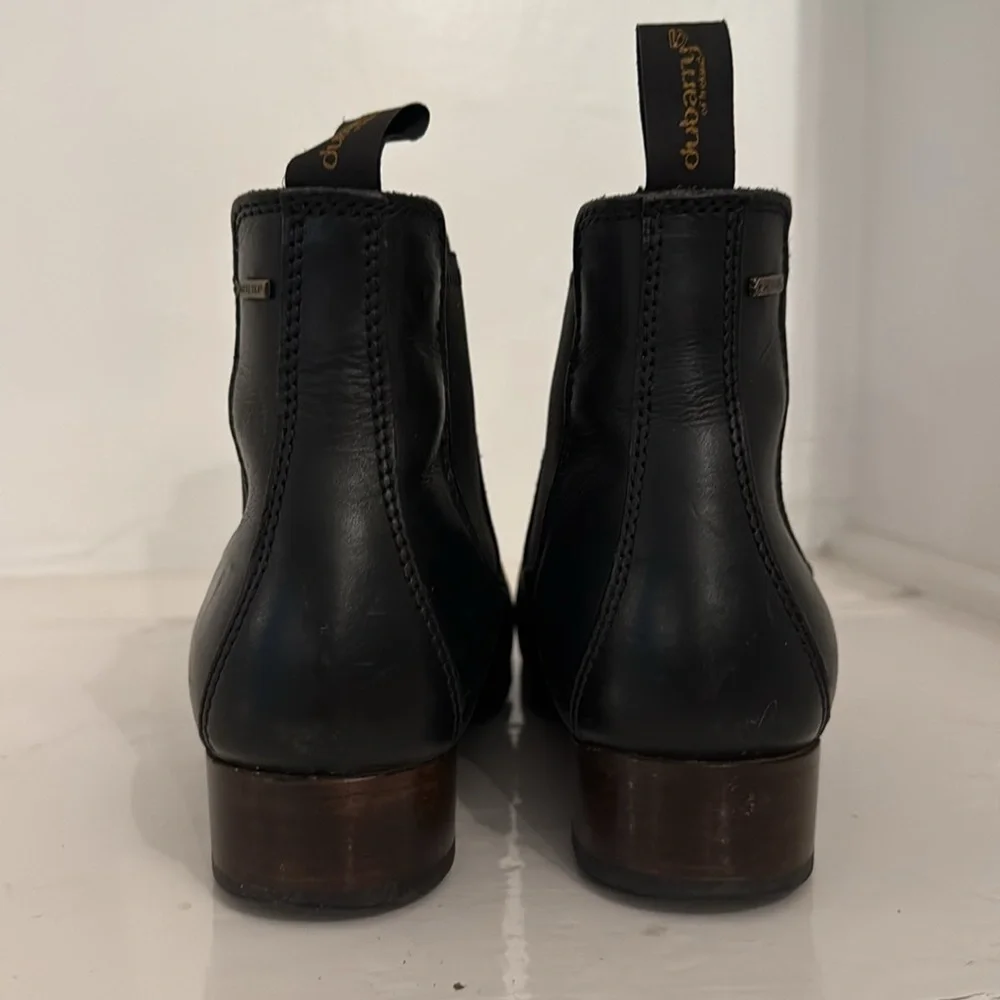 Waterproof dressy black Chelsea boots - Picture 2 of 5